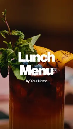 Lunch Menu