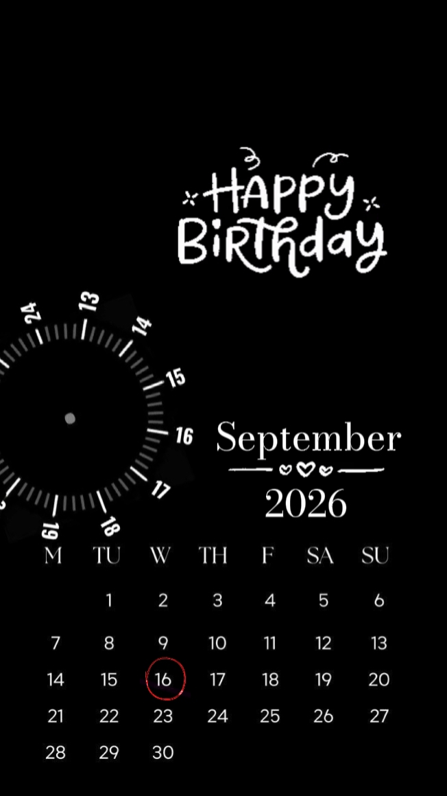 hbd 16september 