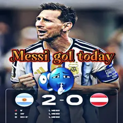 Messi gol today