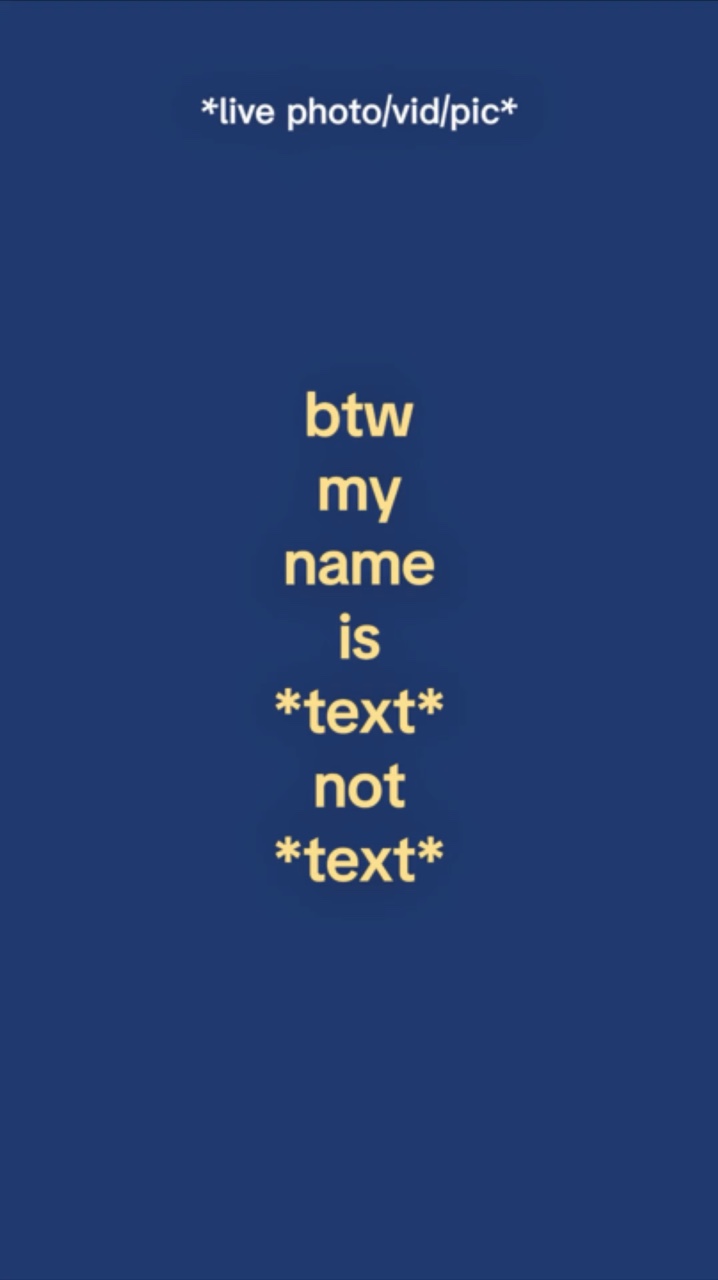 My Name Is.