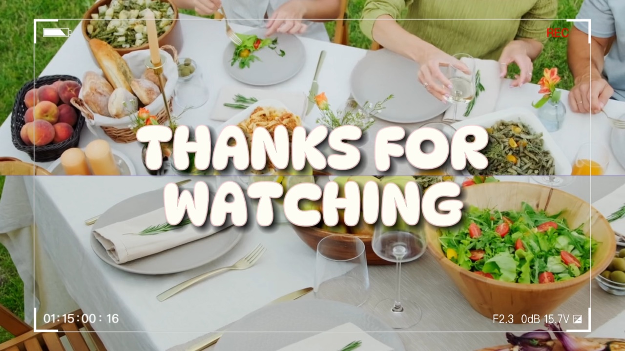 Food Outro Template 
