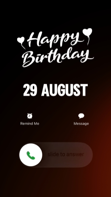 ULANG TAHUN 29 AGUSTUS