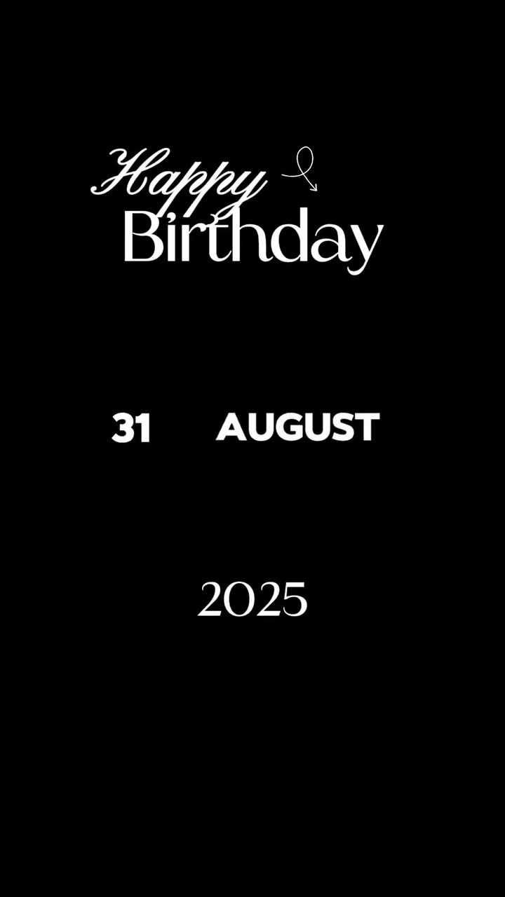 HBD 31 DE AGOSTO