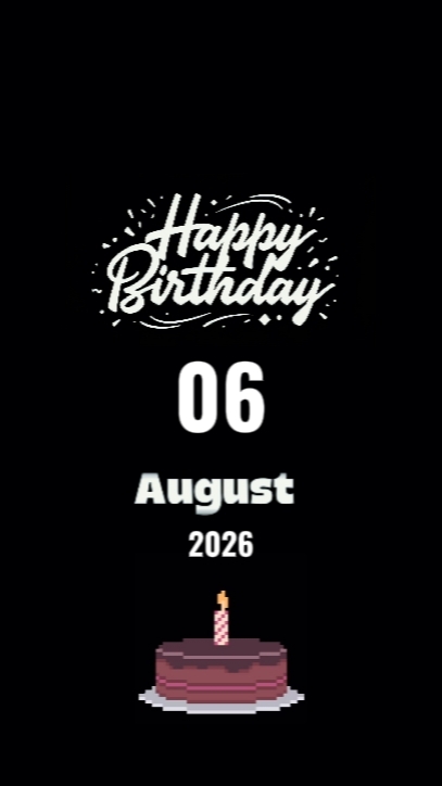 Alles Gute zum Geburtstag