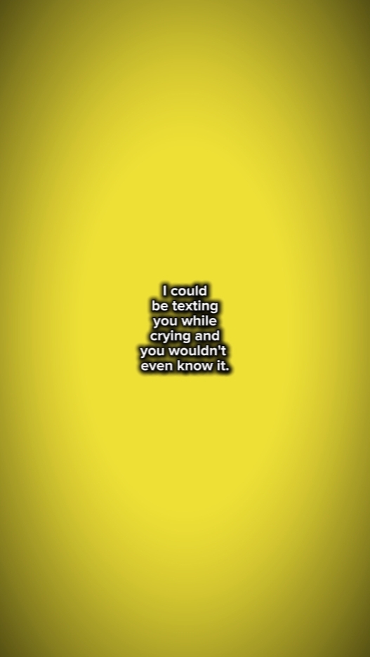 I could