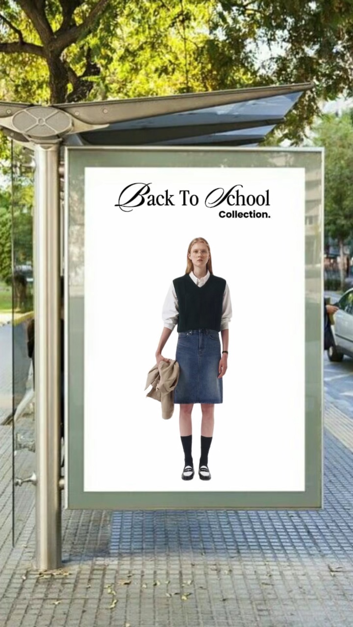 Anuncios de moda escolar