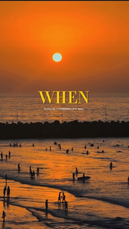 Sonnenuntergang-Vibes