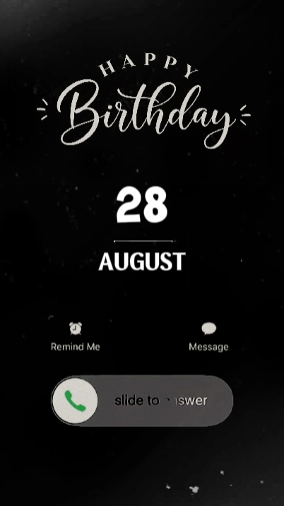 28 AUGUST BIRTHDAY 