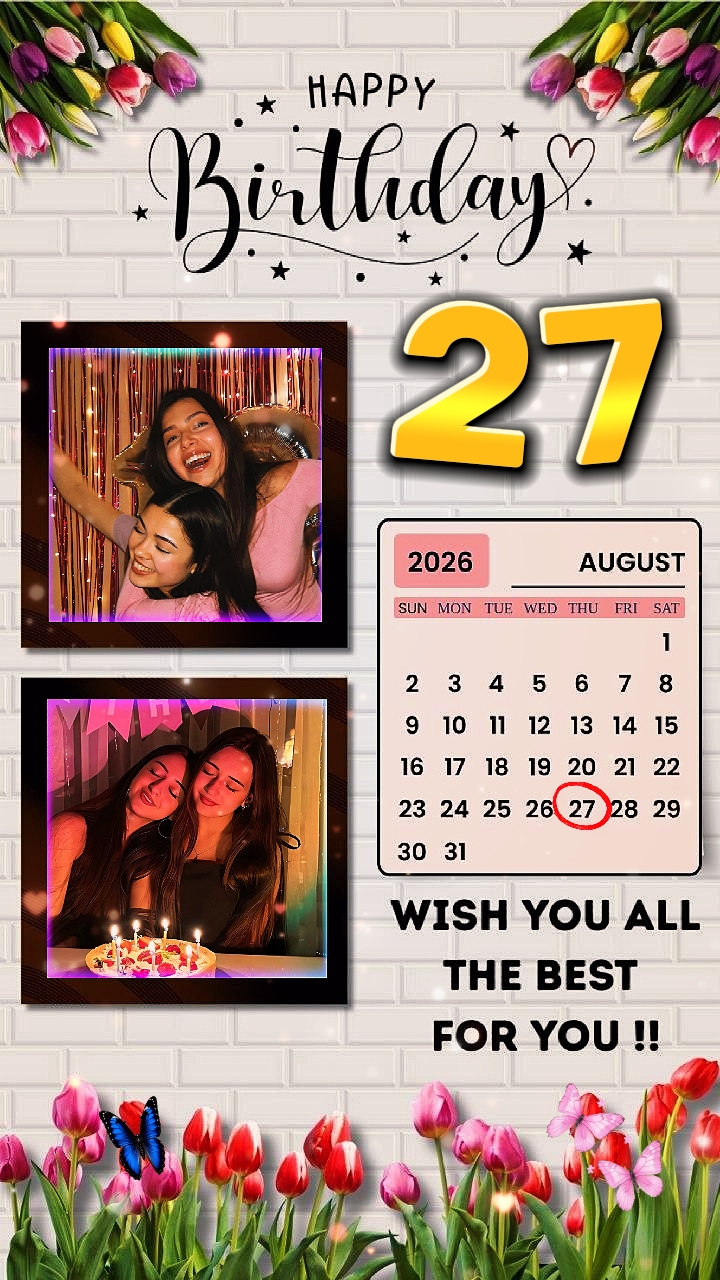 HBD 27 Agustus 2026