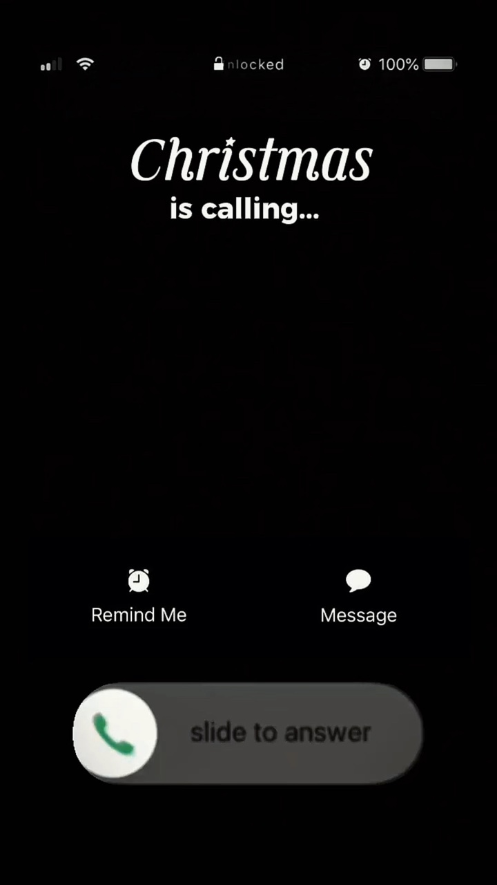 Christmas is calling