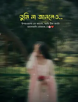তুমি না জানলেও