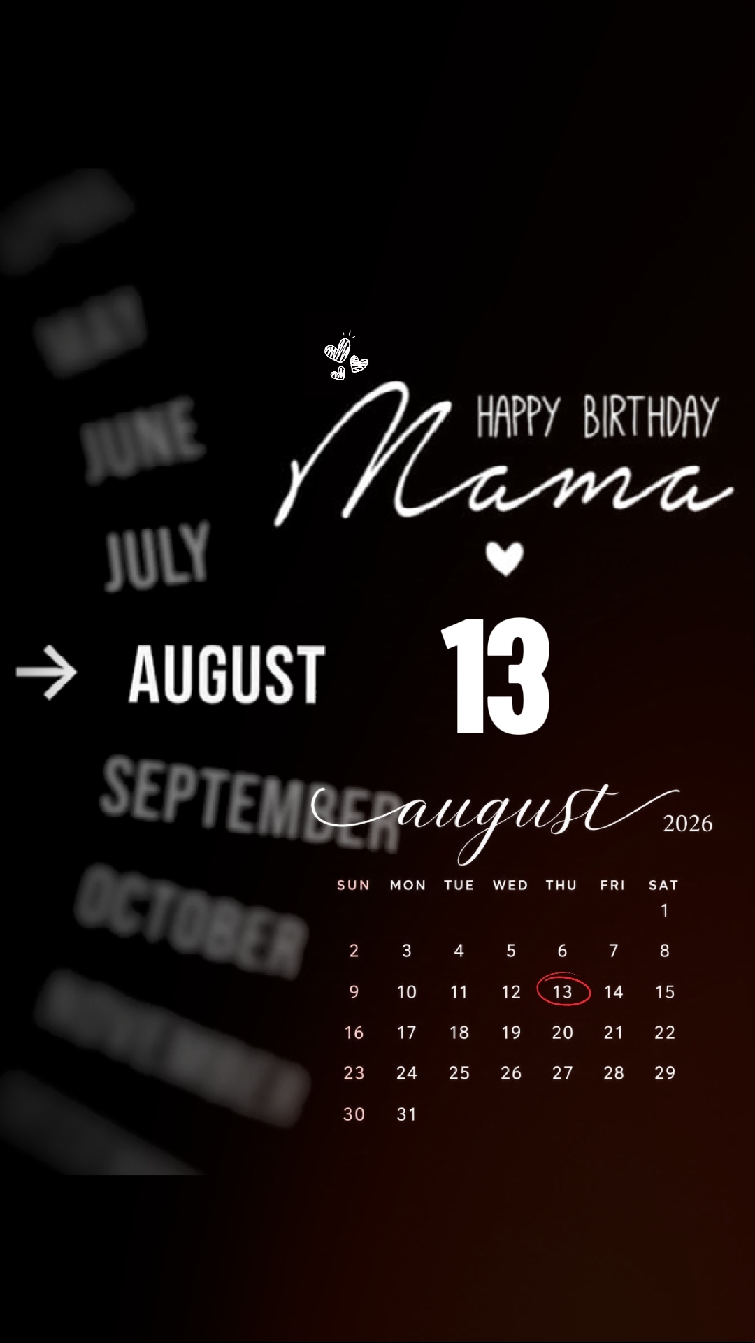 BDAY MOM 13 AUGUST