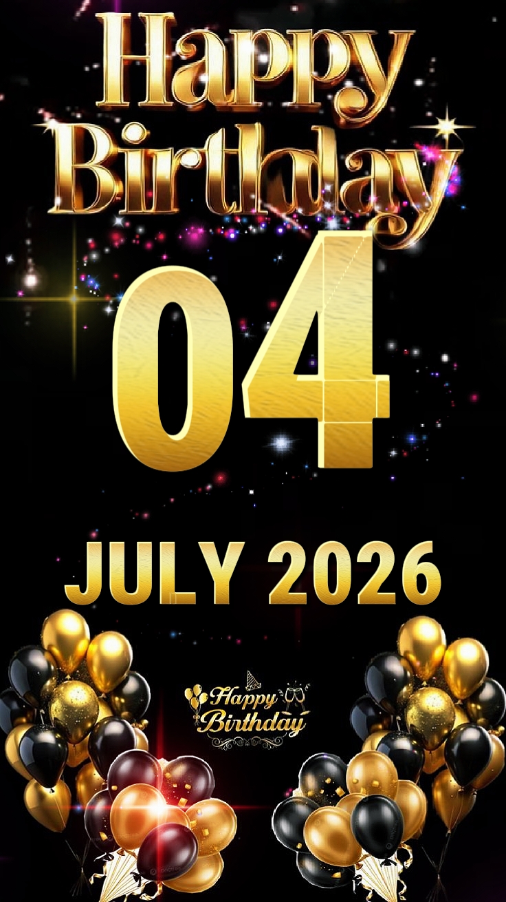 HBD 04 julio 2026
