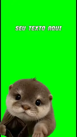 Lontra pedindo 