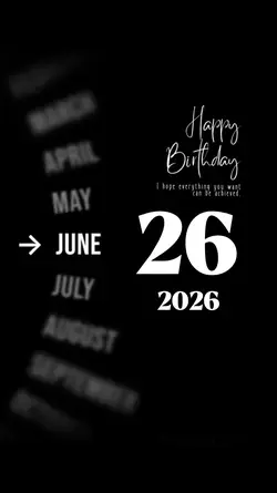 Hbd 26 June 2026 