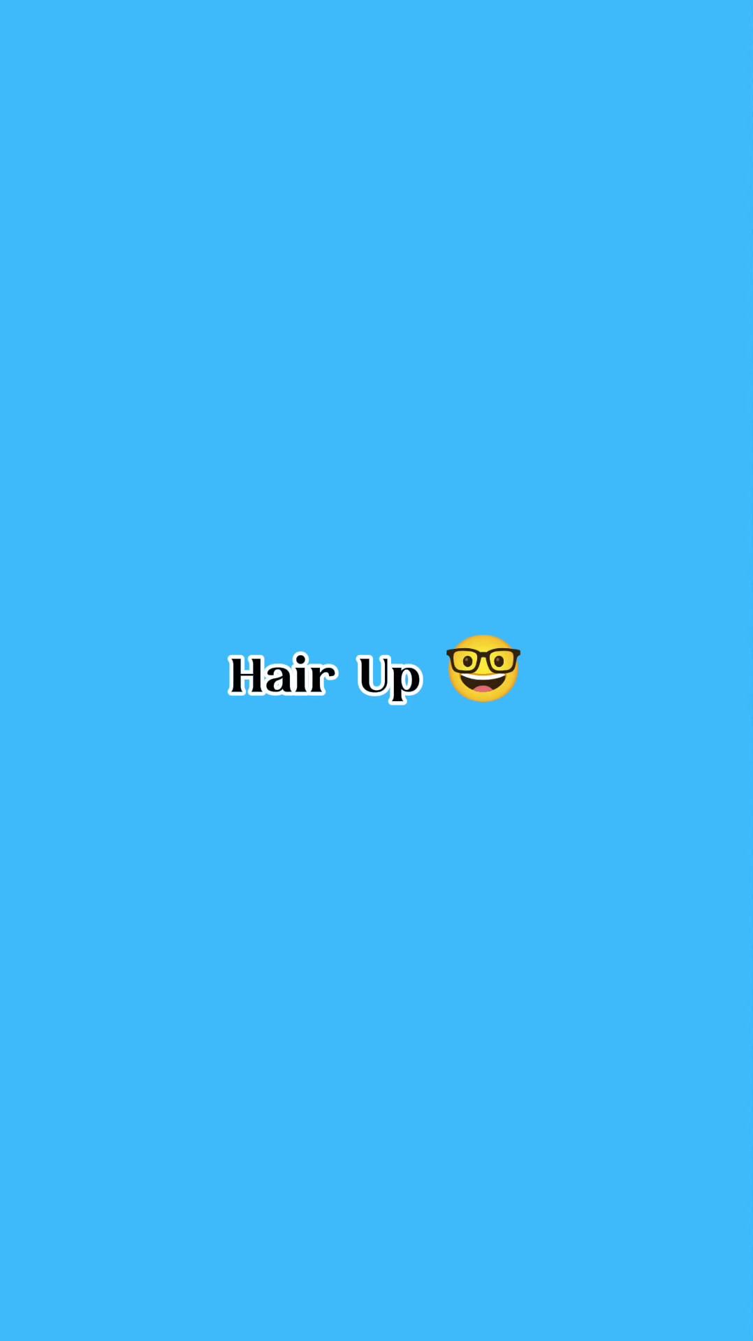 Haare hoch