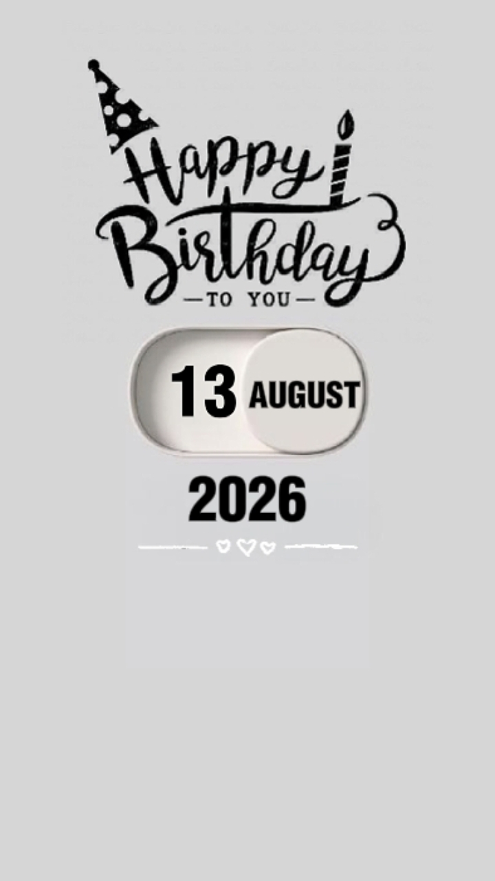 ULANG TAHUN 13 AGUSTUS 