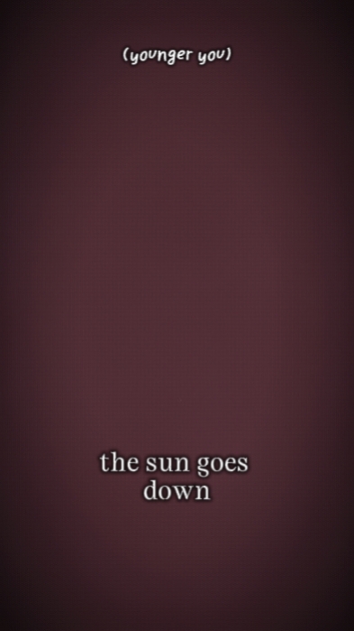 sun goes down 