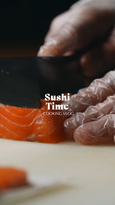 Sushi, Cooking Vlog