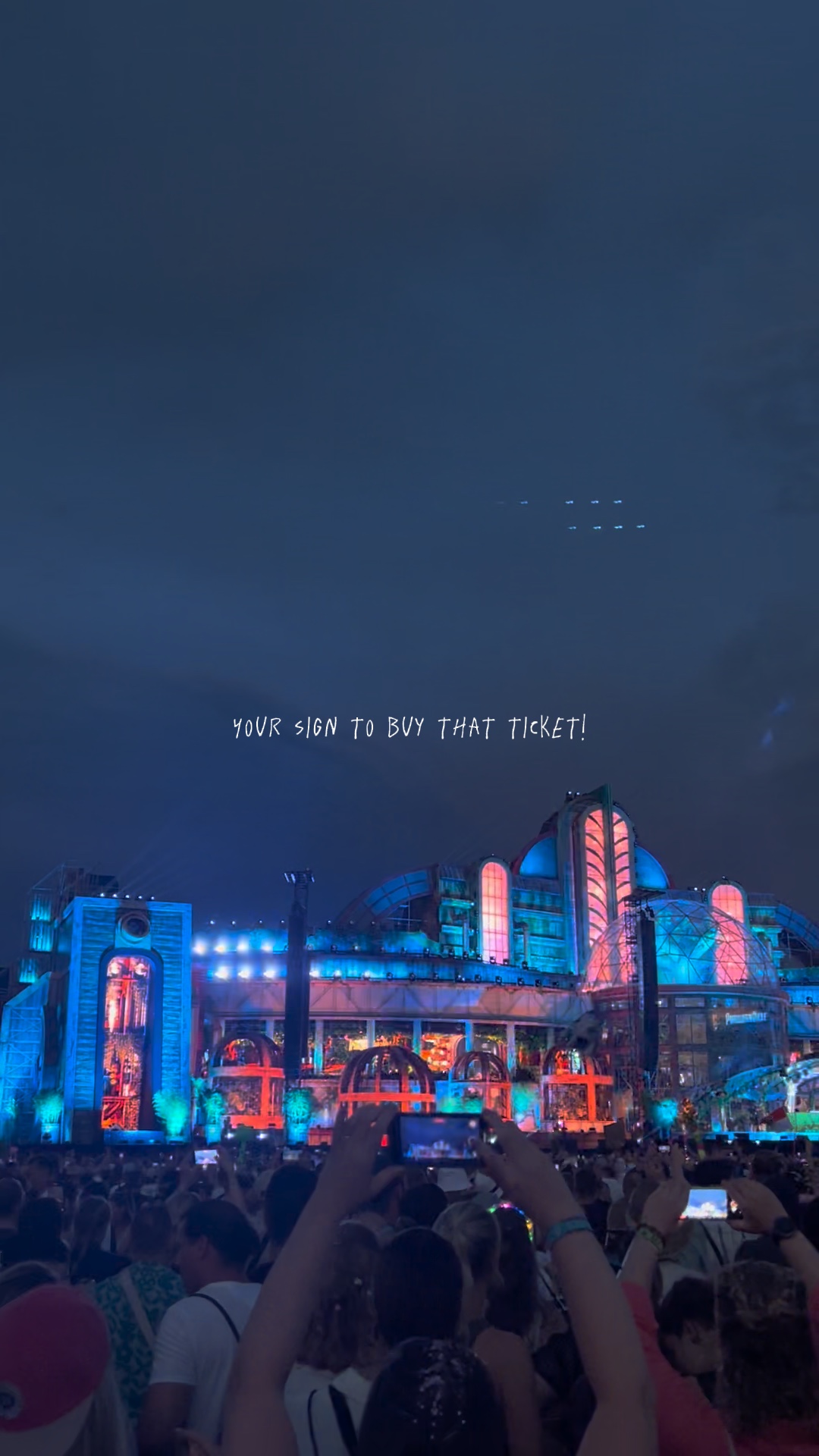 Buy the ticket! 🎆