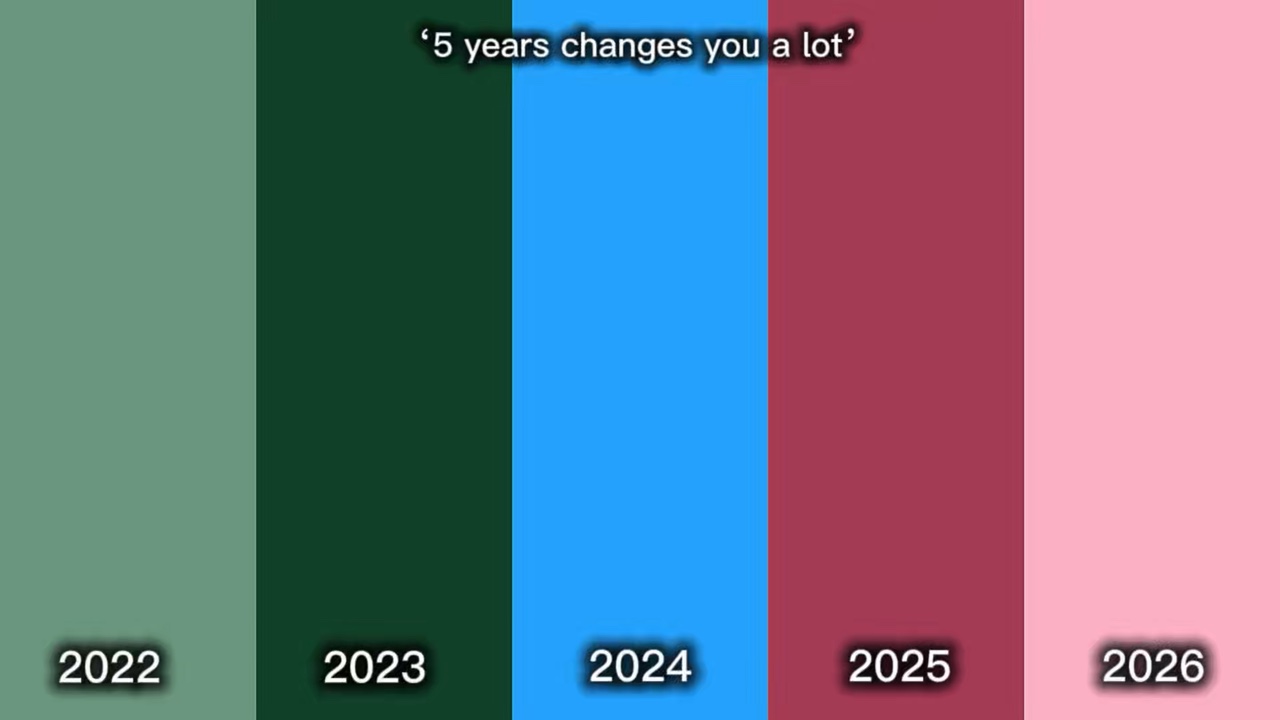 Tus cambios en 5 años