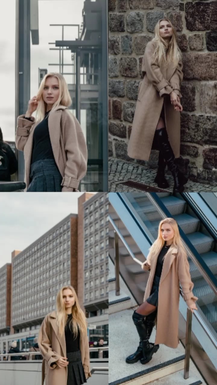 Winter Collection Clothing Product Display TikTok Style