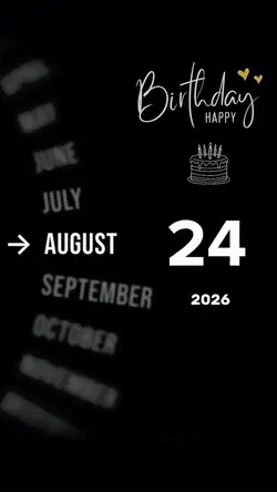 Hbd 24 August 2026