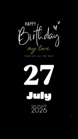 birthday 27 july