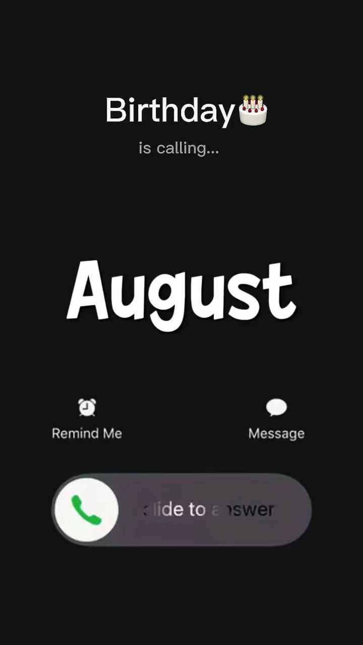 Cumpleaños de agosto