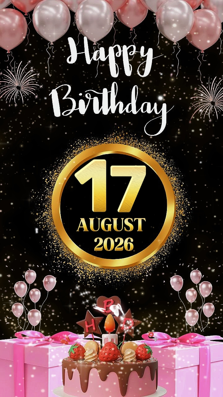 HBD 17 August 2026