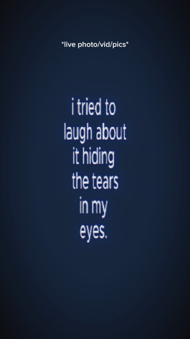In My Eyes.