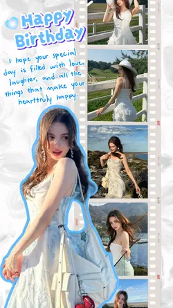 birthday blue thema