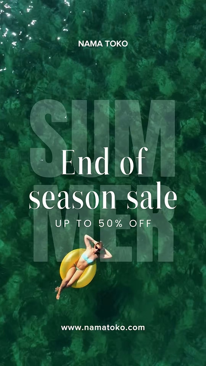 Promoción: rebajas de verano