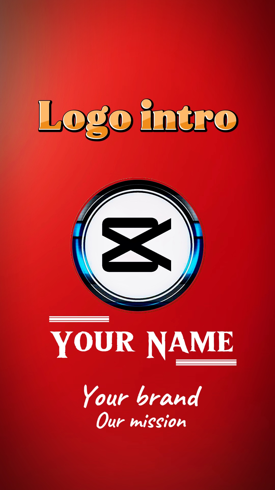 Template intro logo 