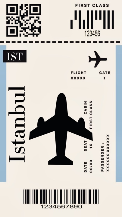 Carte d'embarquement ✈️