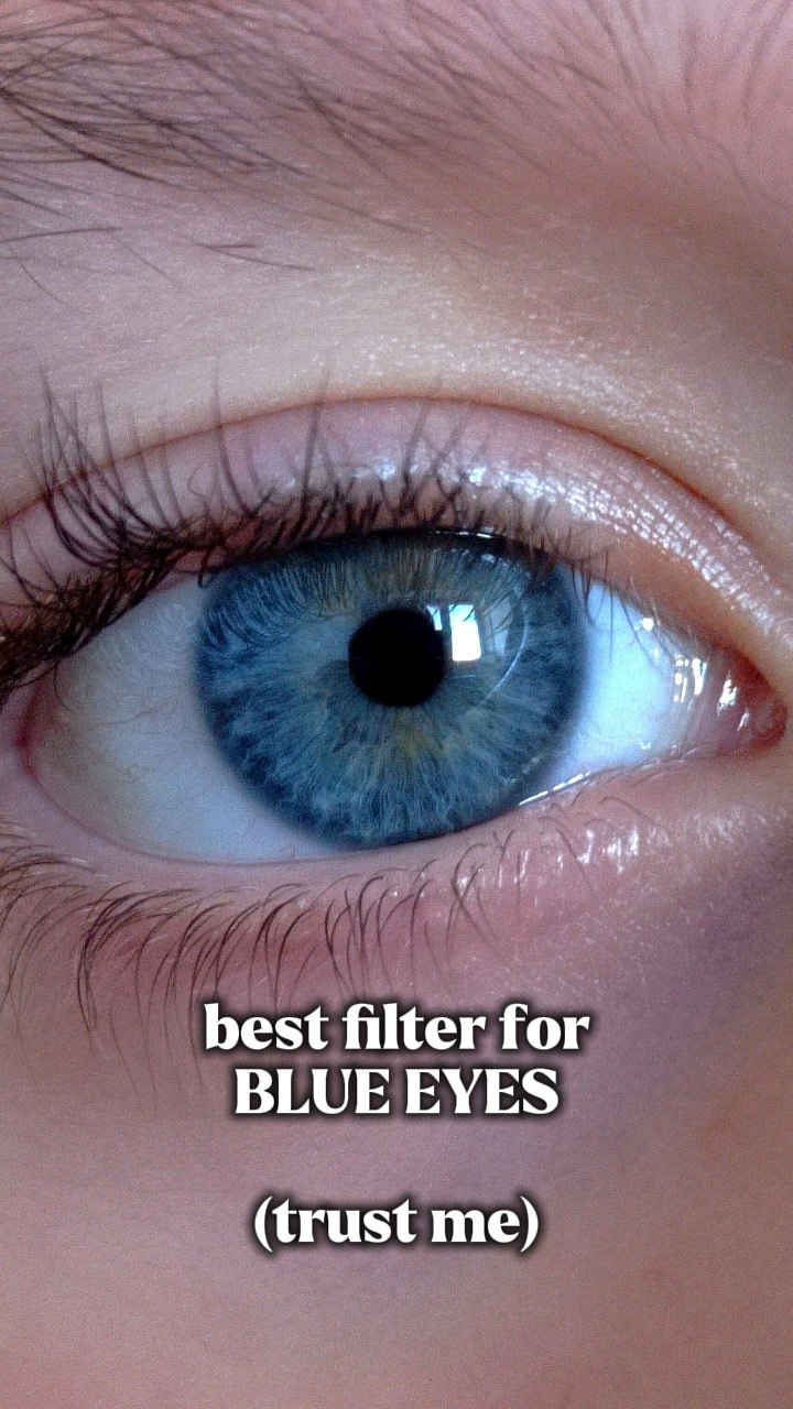 filtre yeux bleus