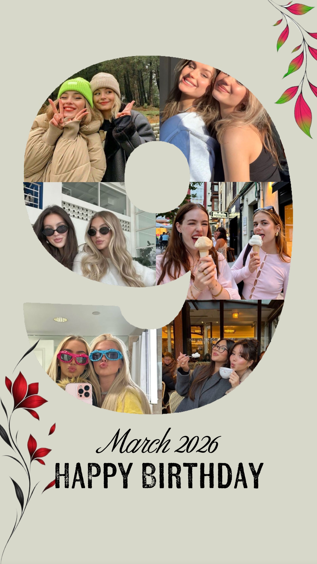 Anniversaire 9 mars