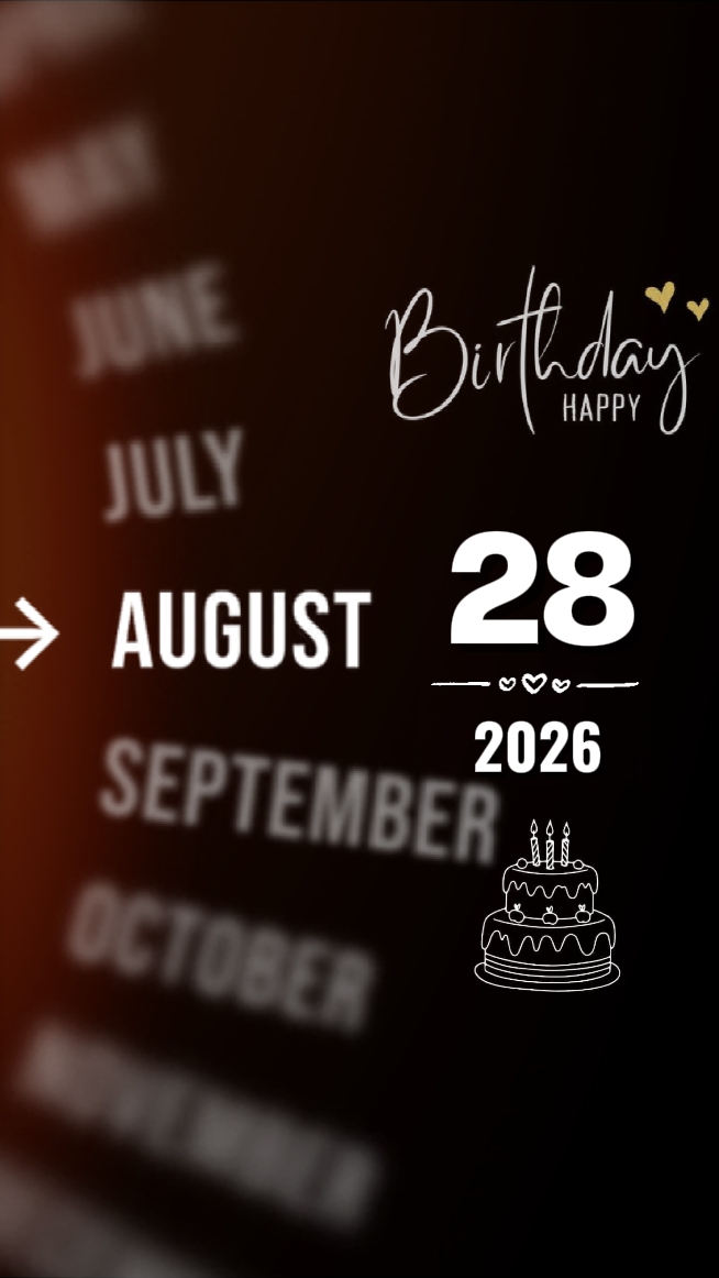 ulang tahun 28 Agustus