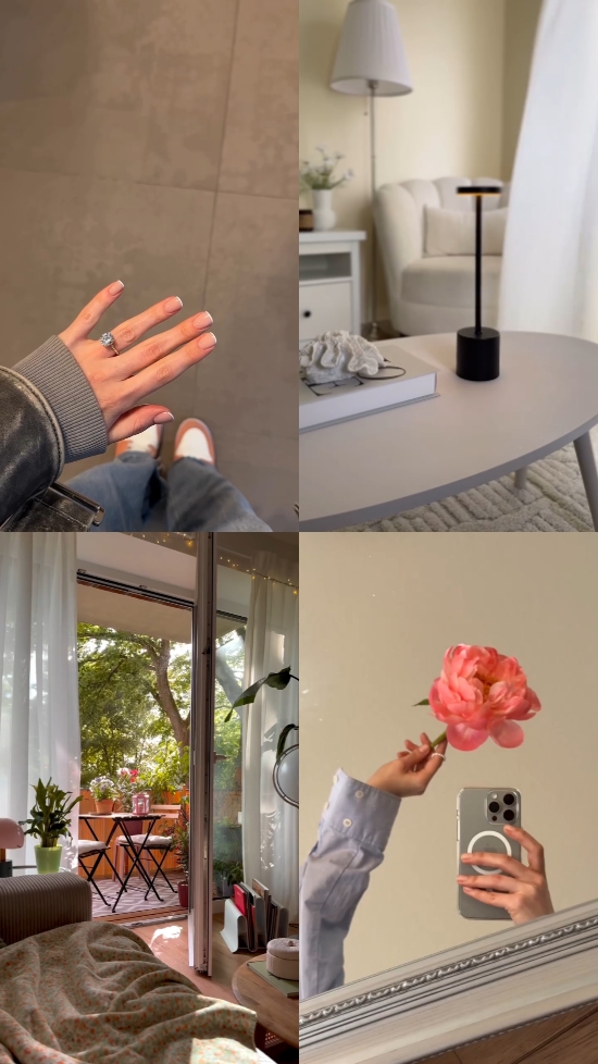 4 grid videos