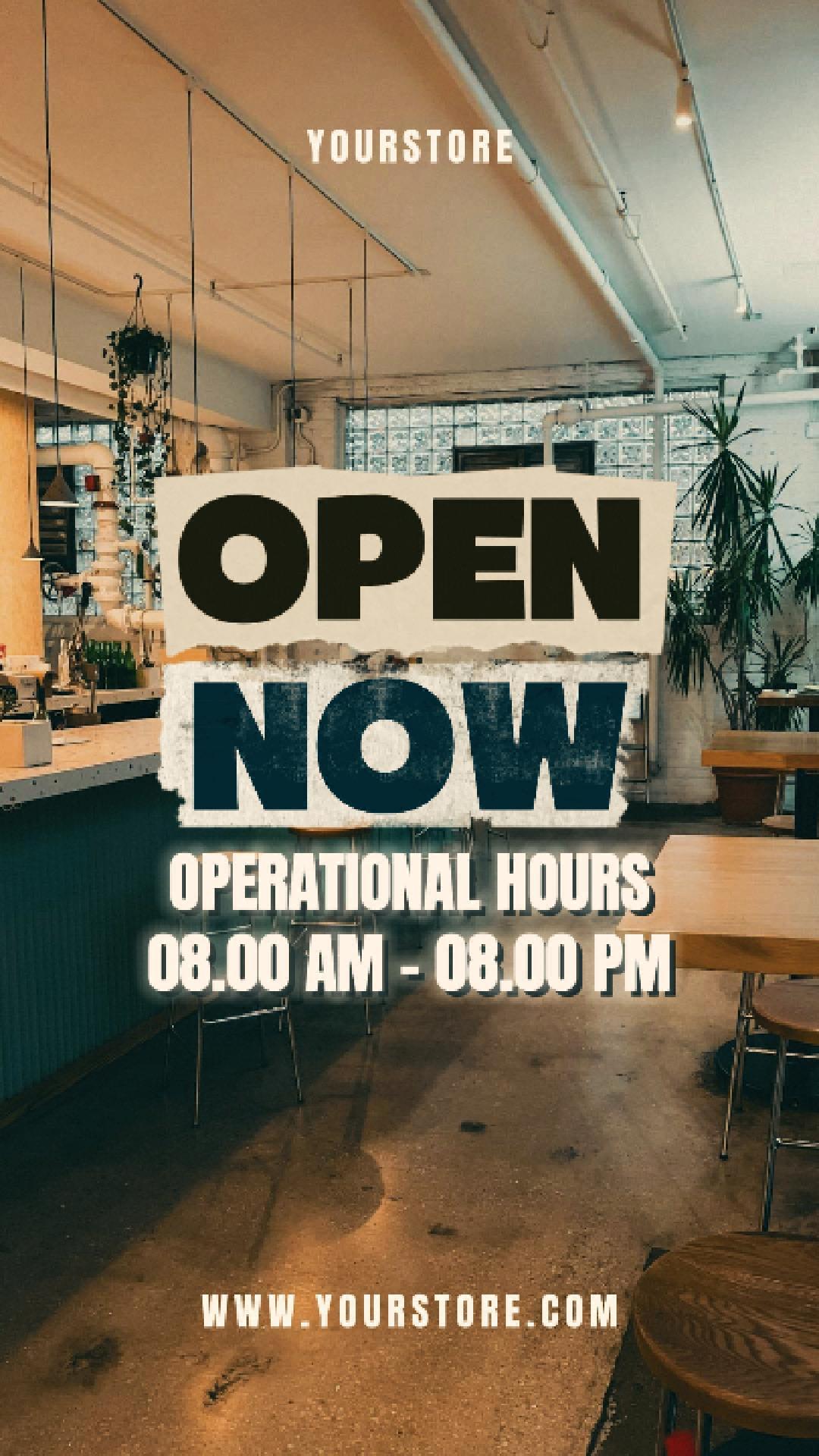 Open Now