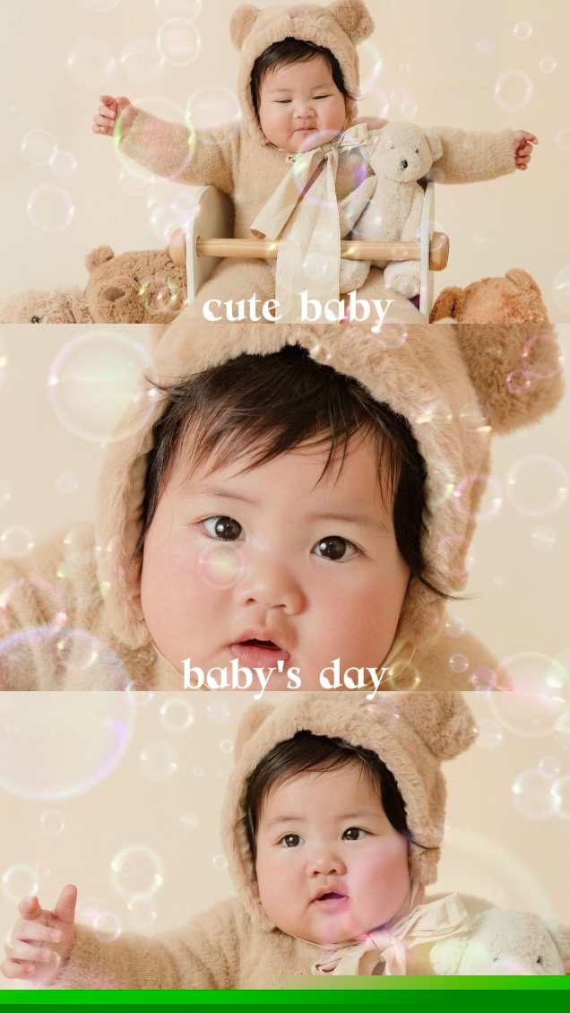 3 pics cute baby 