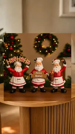 Enfeite Papai Noel d
