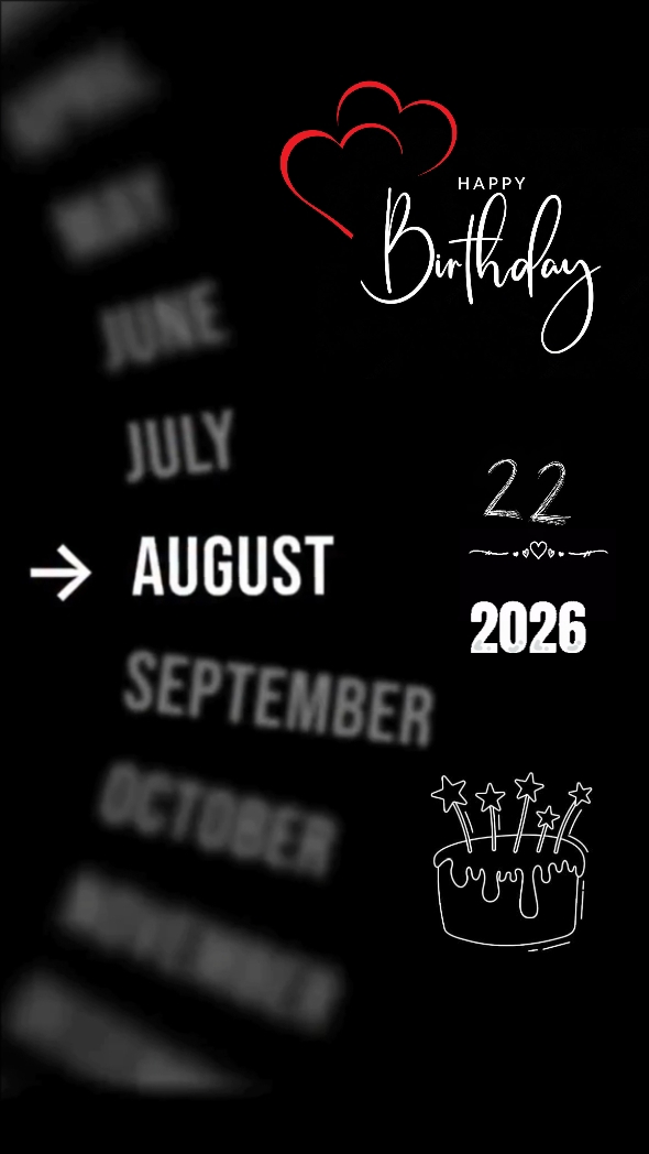 HBD to me 22 august