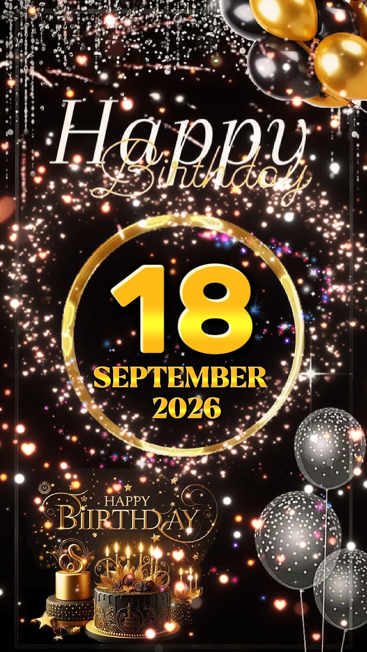 HBD 18 September2026