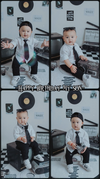 Feliz cumpleaños a mi hijo