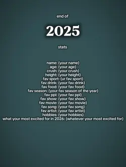 end of 2025 stats