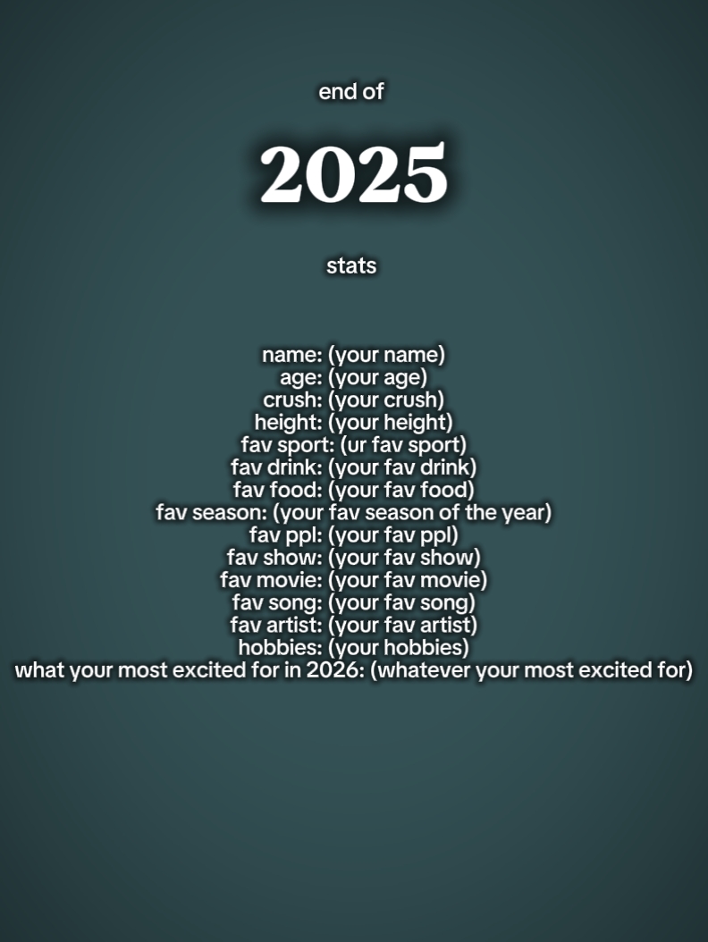 end of 2025 stats