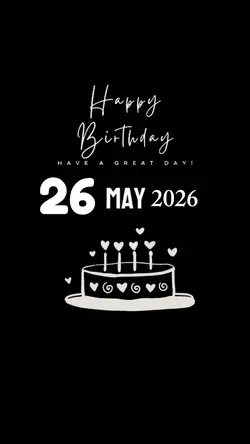 26 MAY HBD