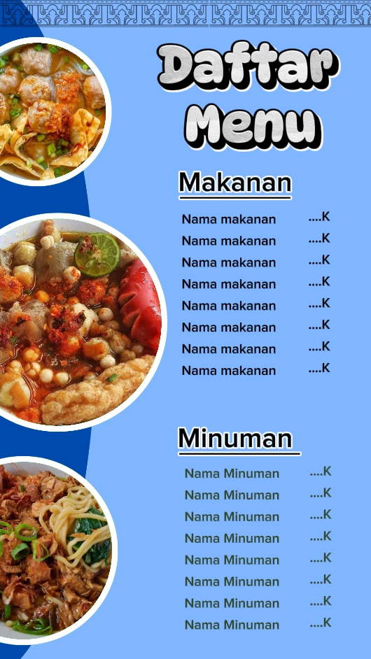 Daftar Menu 