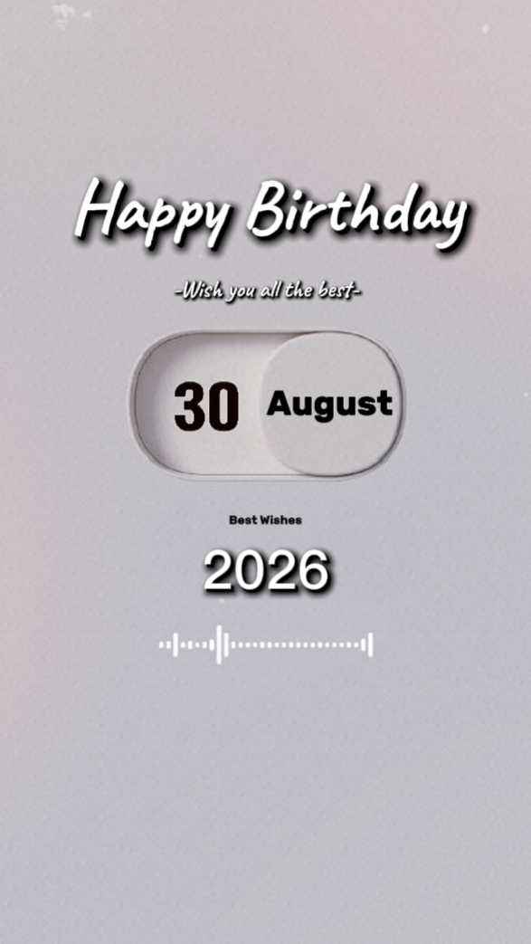 30 anniversaire août